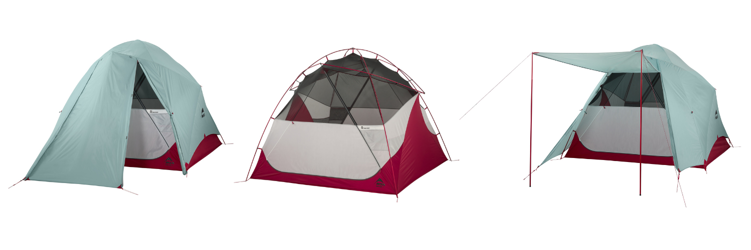 MSR - MSR ハビチュード4 MSR Papa Hubba NX Tent 4-Person 3-Season - Hike & Camp